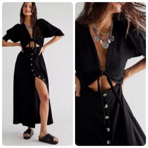 Free People STRING OF HEARTS MAXI DRESS SIZE XSMALL NWT